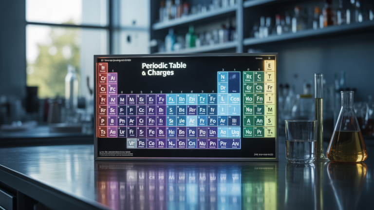 Periodic Table with Charges: Master Ion Trends & Element Valency Fast! periodic table with charges