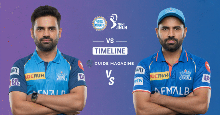 Lucknow Super Giants vs Delhi Capitals Timeline: Full Match History & Key Highlights lucknow super giants vs delhi capitals timeline