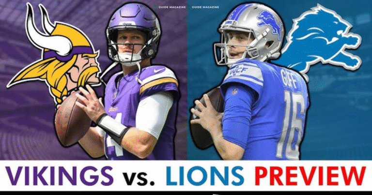 Minnesota Vikings vs Detroit Lions Match Player Stats