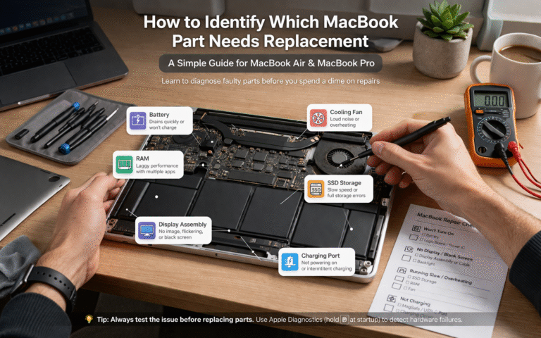 How to Identify Which MacBook Part Needs Replacement How to Identify Which MacBook Part Needs Replacement