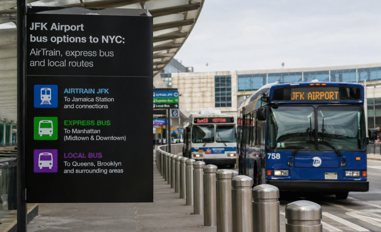 JFK Airport bus options to NYC: AirTrain, express bus and local routes JFK Airport bus options to NYC: AirTrain, express bus and local routes