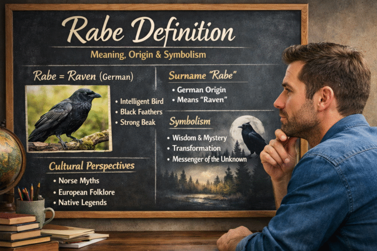 Rabe Definition: Meaning, Origin, Symbolism & Real-World Use Explained Rabe Definition