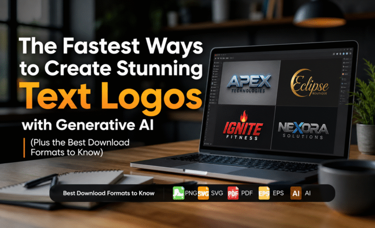 The Fastest Ways to Create Stunning Text Logos with Generative AI (Plus the Best Download Formats to Know) The Fastest Ways to Create Stunning Text Logos with Generative AI (Plus the Best Download Formats to Know)