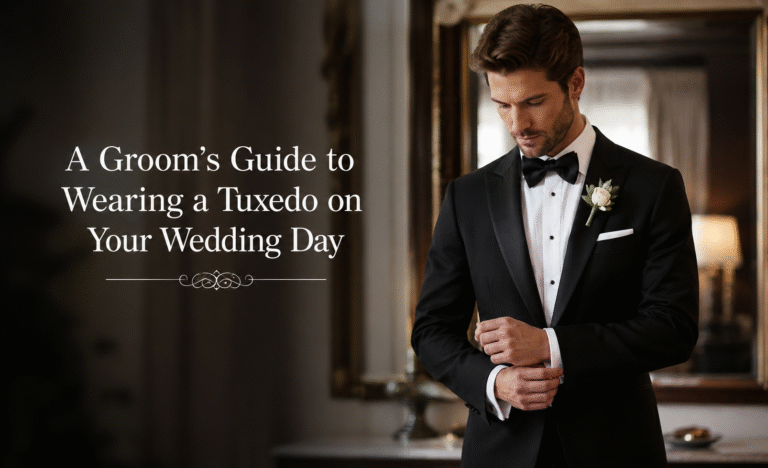 A Groom’s Guide to Wearing a Tuxedo on Your Wedding Day A Groom’s Guide to Wearing a Tuxedo on Your Wedding Day