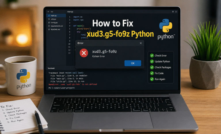 How to Fix xud3.g5-fo9z Python: The Complete Step-by-Step Guide for Beginners How to Fix xud3.g5-fo9z Python